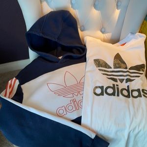 Adidas Hoodie & T-shirt Bundle